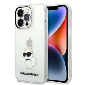 Nugarėlės dėklai Karl Lagerfeld  Karl Lagerfeld KLHCP14XHNCHTCT iPhone 14 Pro Max 6.7" transparent hardcase Ikonik Choupette 