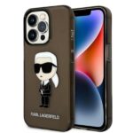 Чехол на заднюю панель Karl Lagerfeld  Karl Lagerfeld Ikonik Karl case for iPhone 14 Pro Max - black 