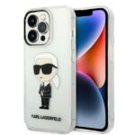 Nugarėlės dėklai Karl Lagerfeld  Karl Lagerfeld Ikonik Karl case for iPhone 14 Pro Max - transparent 