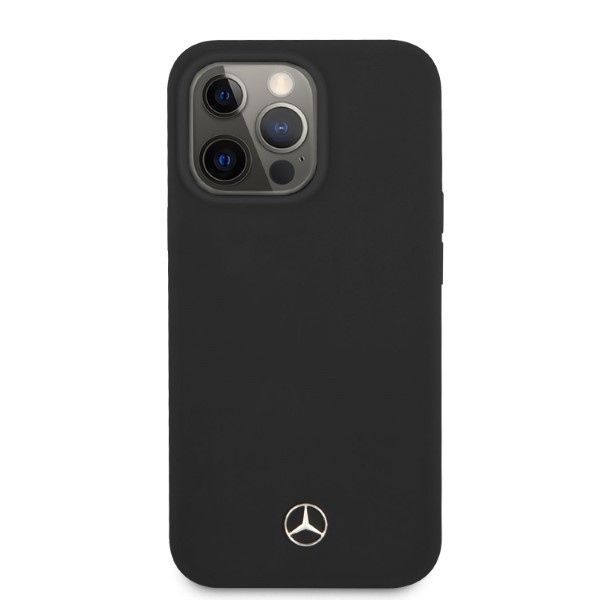 Back panel cover Mercedes-Benz Mercedes Silicone Line MagSafe case for iPhone 13 Pro / iPhone 13 - black