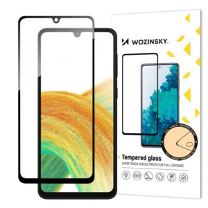 Kaitseklaasid Wozinsky - Wozinsky Full Glue Tempered Glass Tempered Glass For Samsung Galaxy A34 5G 9H Full Screen Cover With Black Frame 