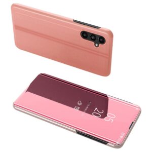 Aizmugurējais vāciņš Hurtel  Clear View Case for Samsung Galaxy A54 5G flip cover pink 