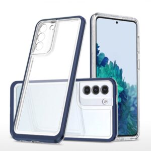 Aizmugurējais vāciņš Hurtel  Clear 3in1 case for Samsung Galaxy S23 silicone cover with frame blue 