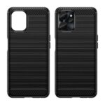 Nugarėlės dėklai Hurtel  Carbon Case for Realme 10 5G / Realme 9i 5G Flexible Silicone Carbon Cover Black 