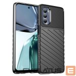 Back panel cover Hurtel  Thunder Case for Motorola Moto G62 5G silicone armor case black 