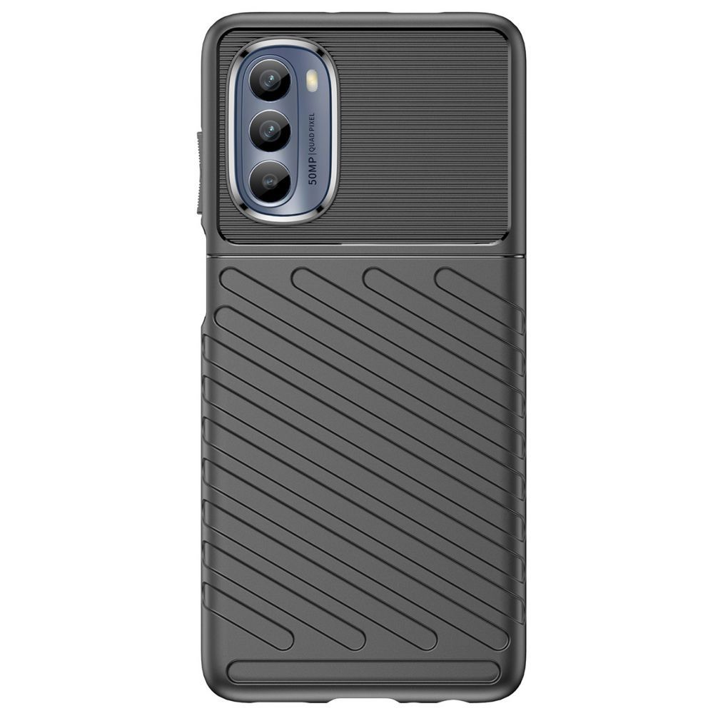 Nugarėlės dėklai Hurtel Thunder Case for Motorola Moto G62 5G silicone armor case black