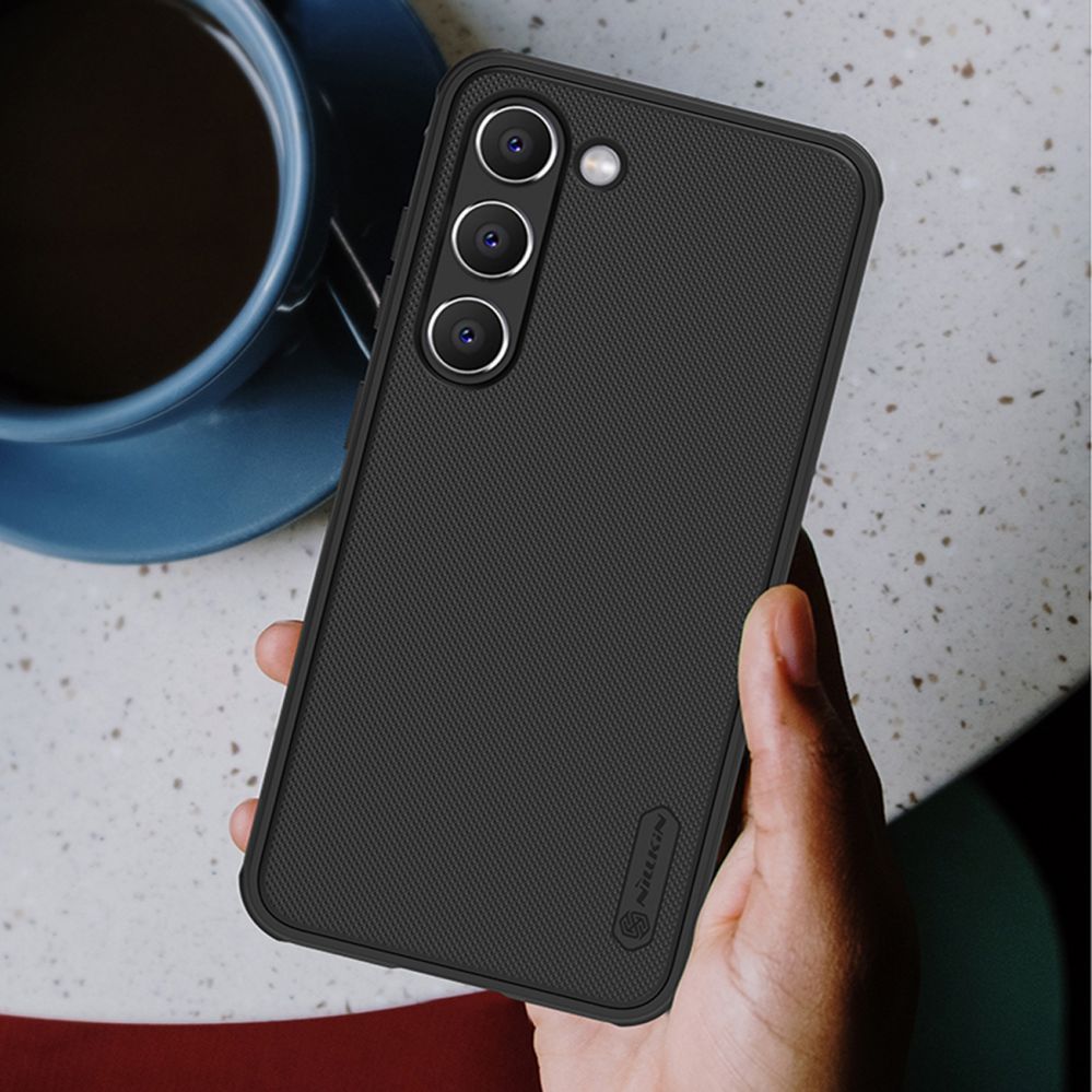 Tagakaaned Nillkin Nillkin Super Frosted Shield Pro case for Samsung Galaxy S23+ armored cover + phone stand red