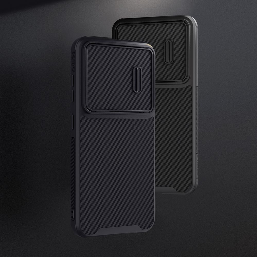 Aizmugurējais vāciņš Nillkin Nillkin Synthetic Fiber S Case for Samsung Galaxy S23, camera cover, black