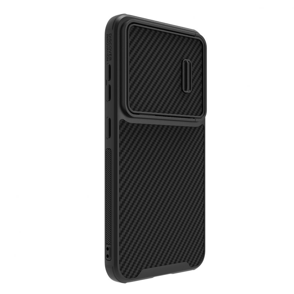 Back panel cover Nillkin Nillkin Synthetic Fiber S Case for Samsung Galaxy S23+, camera cover, black