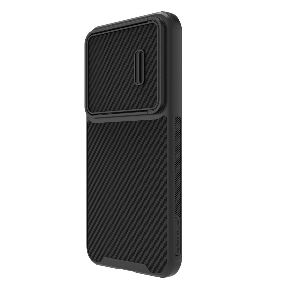 Back panel cover Nillkin Nillkin Synthetic Fiber S Case for Samsung Galaxy S23+, camera cover, black