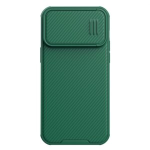 Nugarėlės dėklai Nillkin  Nillkin CamShield S Case iPhone 14 Pro Max Armored Cover Camera Protector Green 