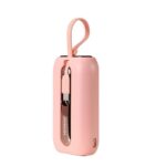 Power bank Joyroom  Joyroom mini powerbank 10000mAh Colorful Series 22.5W with 2 built-in USB C and Lightning cables pink (JR-L012) 