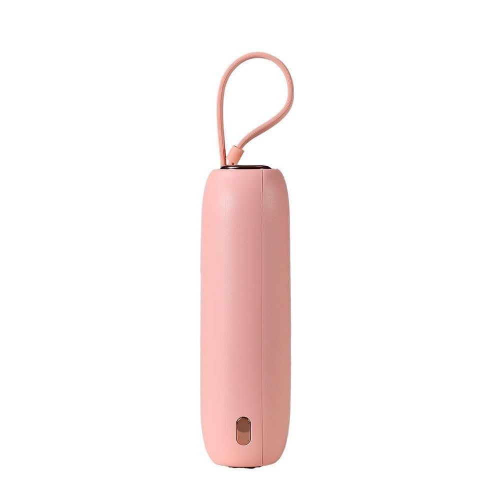 Väline aku Joyroom Joyroom mini powerbank 10000mAh Colorful Series 22.5W with 2 built-in USB C and Lightning cables pink (JR-L012)
