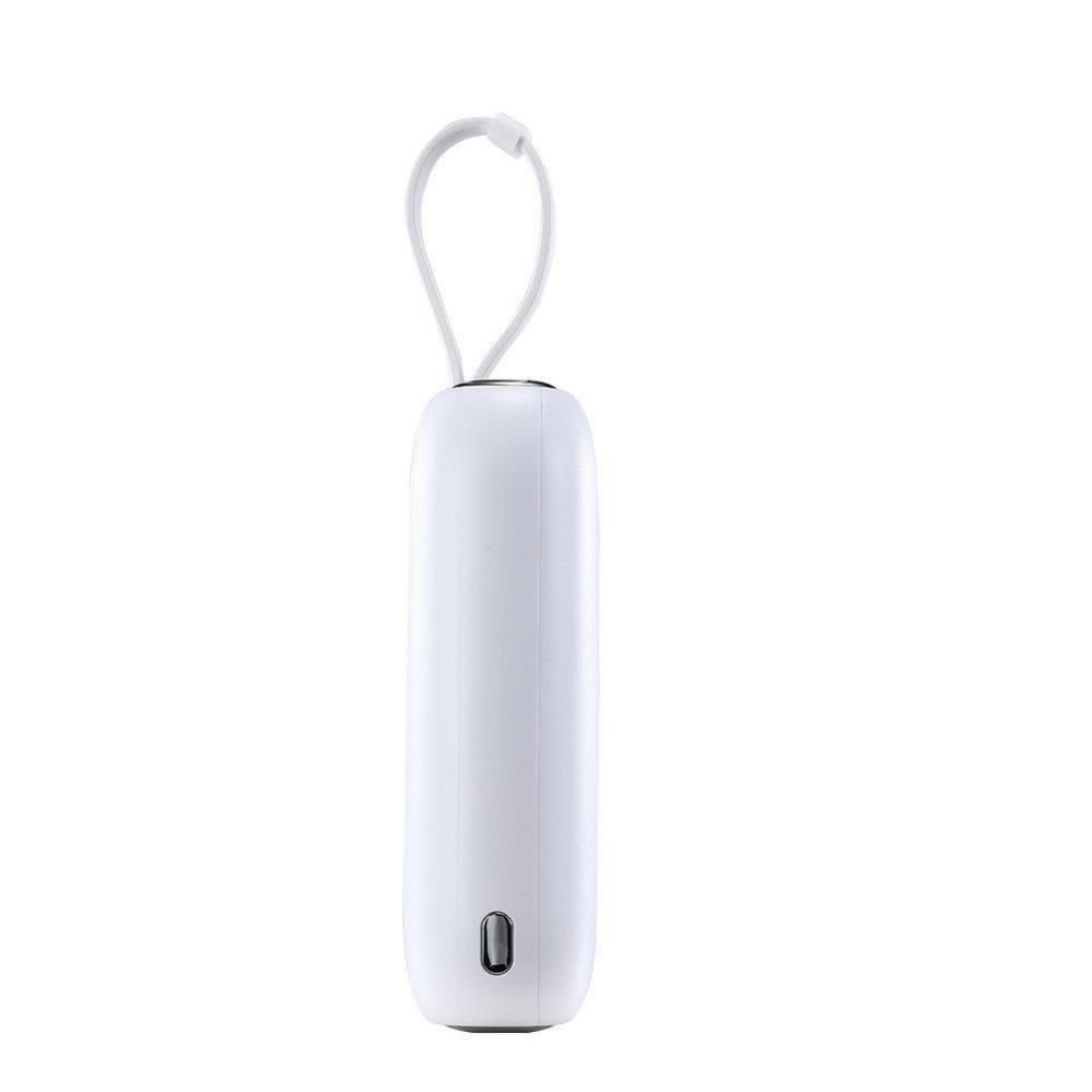 Power bank Joyroom Joyroom mini powerbank 10000mAh Colorful Series 22.5W with 2 built-in USB C and Lightning cables white (JR-L012)