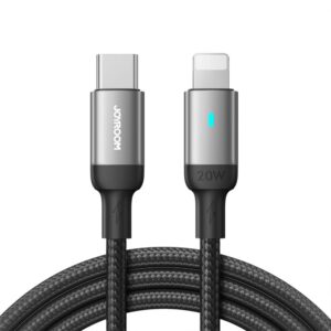 Kabelis Joyroom  Joyroom Extraordinary Series A10 Lightning / USB-C PD 20W cable 1.2 m - black 