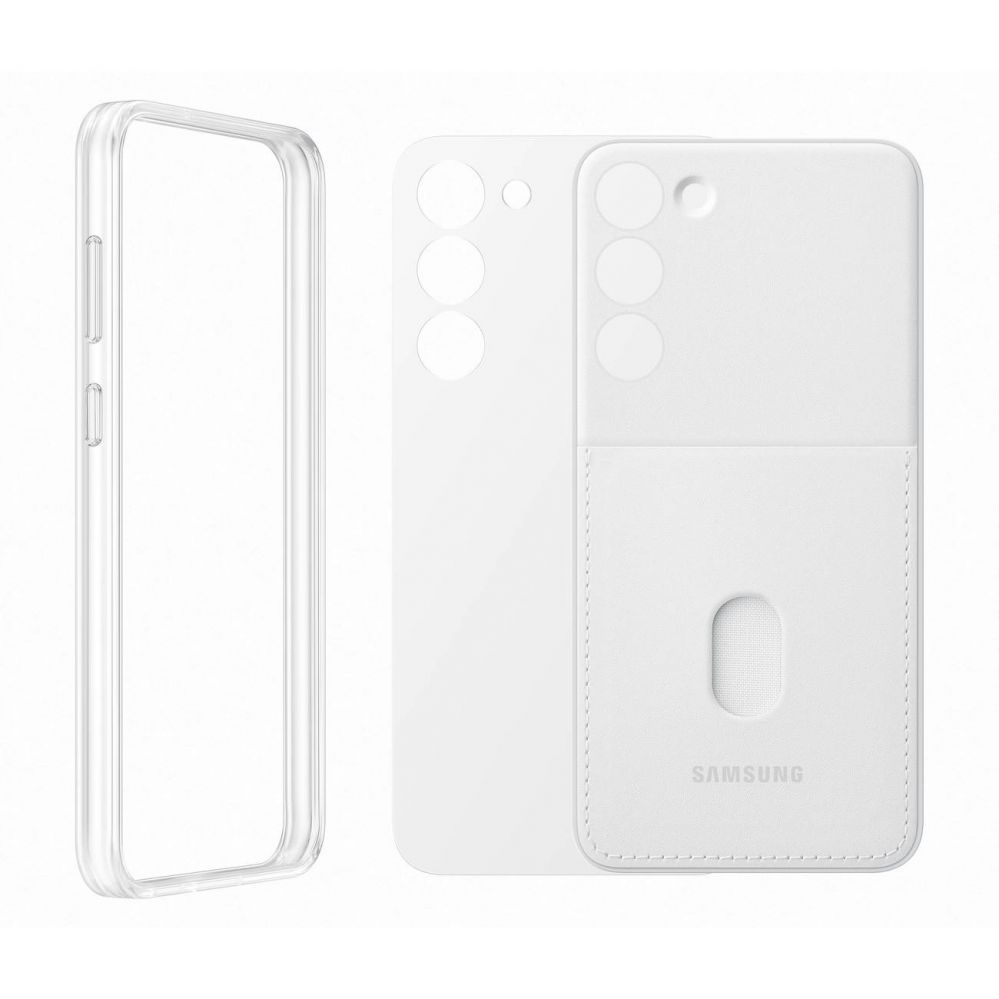 Back panel cover Samsung Samsung Frame Cover for Samsung Galaxy S23+ case with interchangeable backs white (EF-MS916CWEGWW)