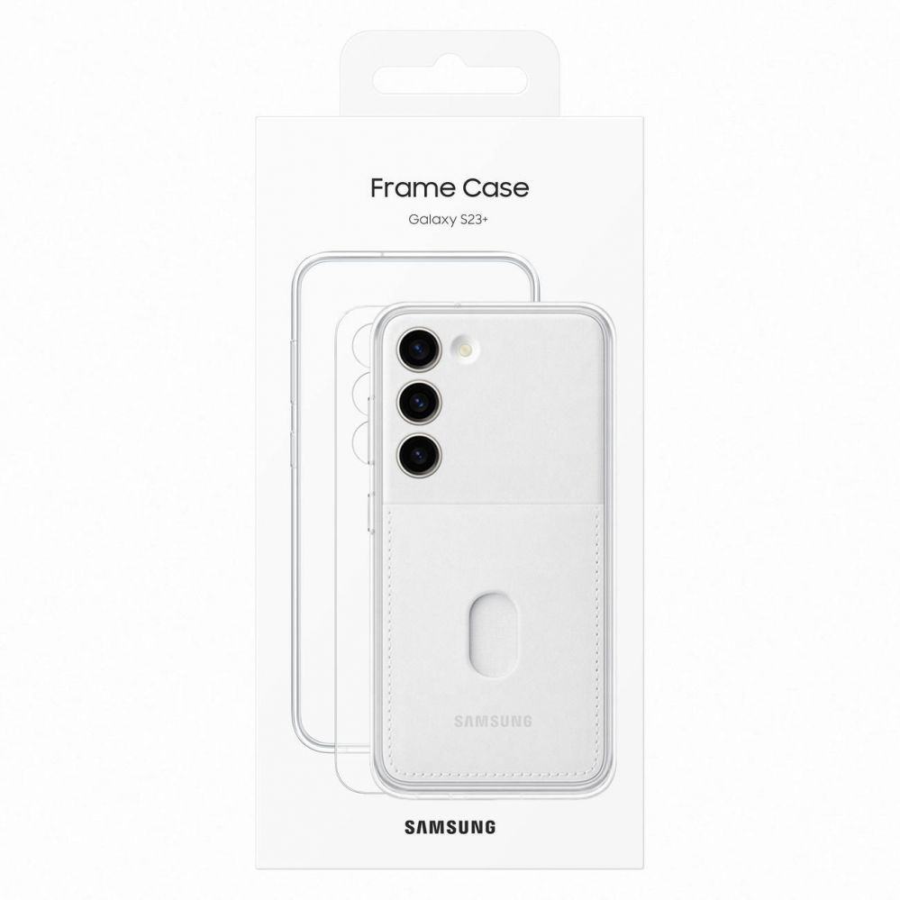 Back panel cover Samsung Samsung Frame Cover for Samsung Galaxy S23+ case with interchangeable backs white (EF-MS916CWEGWW)
