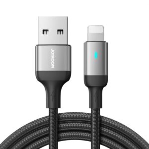 Kabelis Joyroom  Joyroom Extraordinary Series A10 USB-A / Lightning 2.4A Cable 1.2 m - Black 