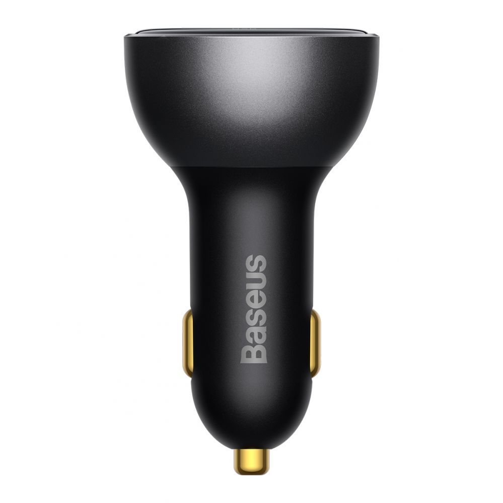 Kaabel Baseus Baseus Digital Display Fast Car Charger USB-A / USB-C PD3.1 140W black + USB-C cable Baseus Superior Series 5A 240W 1m black (CGZX070001)