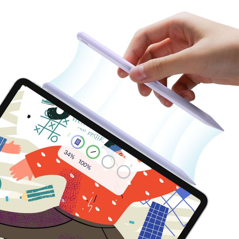 Stylus Baseus Active stylus stylus for iPad Baseus Smooth Writing 2 SXBC060105 - purple