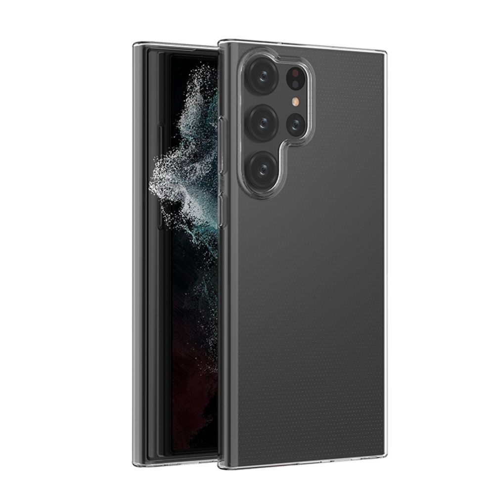 Back panel cover Hurtel Ultra Clear 0.5mm case Samsung Galaxy S23 Ultra thin cover transparent