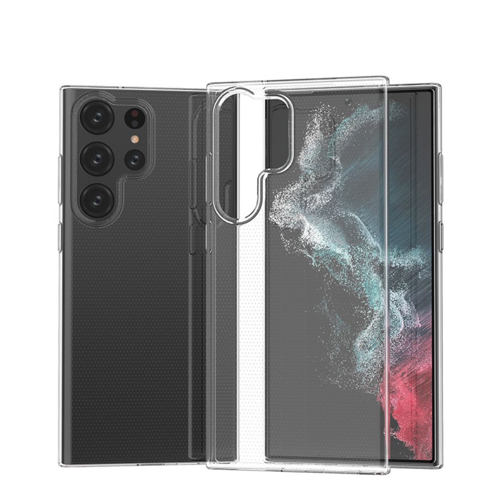 Back panel cover Hurtel Ultra Clear 0.5mm case Samsung Galaxy S23 Ultra thin cover transparent