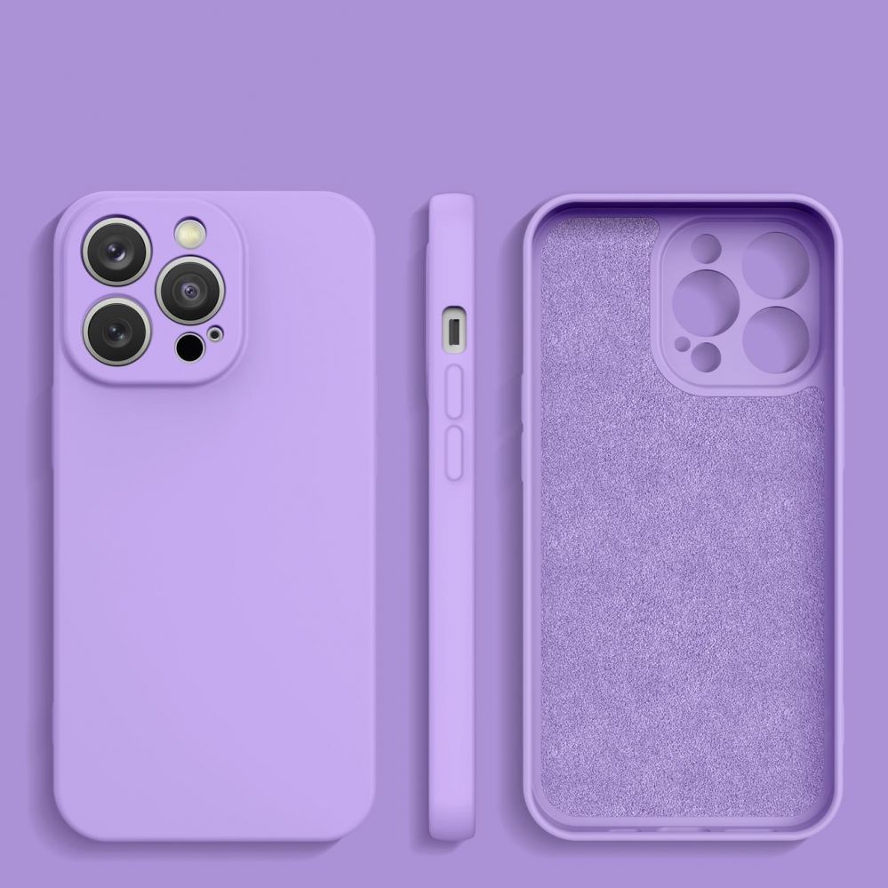 Nugarėlės dėklai Hurtel Silicone case for Samsung Galaxy A14 5G / Galaxy A14 silicone case purple