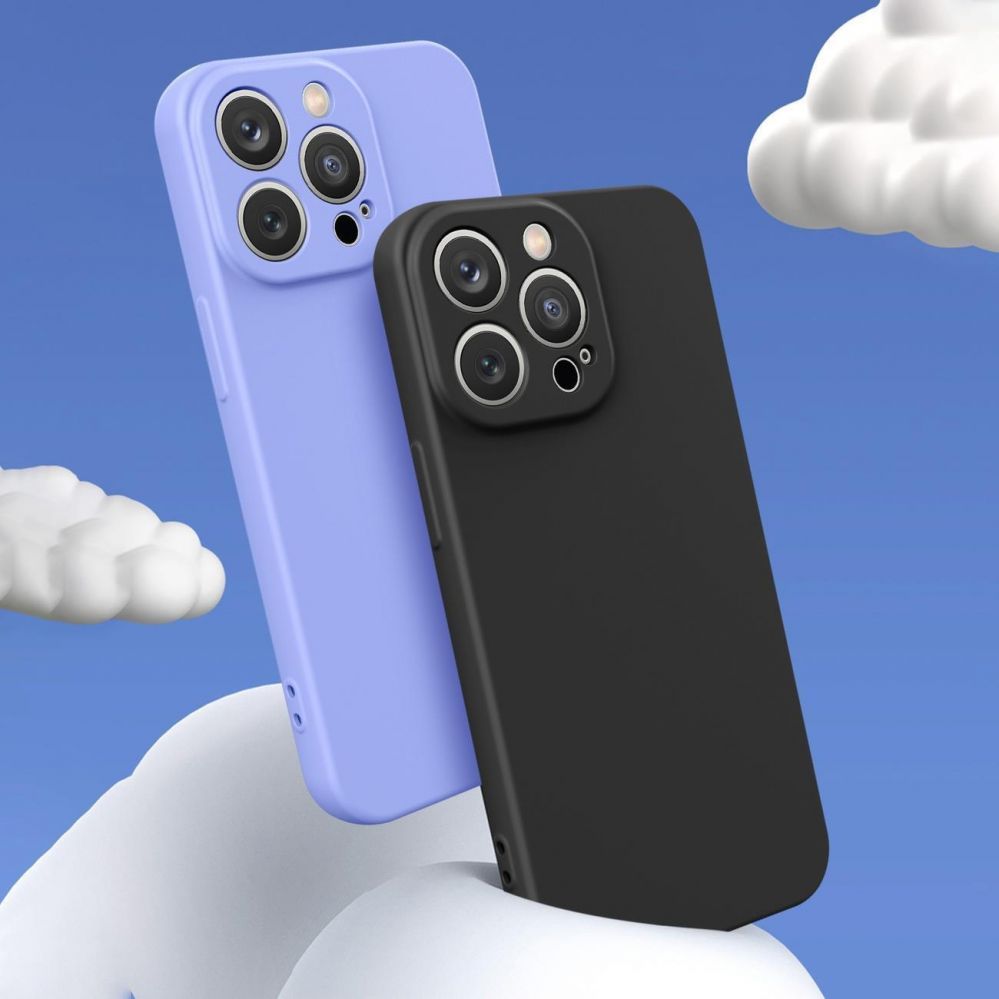 Nugarėlės dėklai Hurtel Silicone case for Samsung Galaxy A14 5G / Galaxy A14 silicone case purple