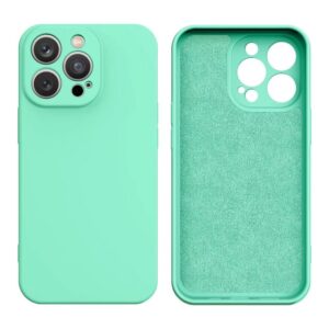 Nugarėlės dėklai Hurtel  Silicone case for Samsung Galaxy A14 5G / Galaxy A14 silicone cover mint green 