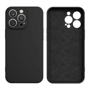 Nugarėlės dėklai Hurtel  Silicone case for Samsung Galaxy A14 5G / Galaxy A14 silicone cover black 