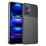 Aizmugurējais vāciņš Hurtel  Thunder Case Xiaomi Poco X5 5G / Redmi Note 12 5G silicone armor case black 