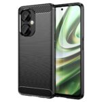 Tagakaaned Hurtel  Carbon Case case for OnePlus Nord CE 3 flexible silicone carbon cover black 
