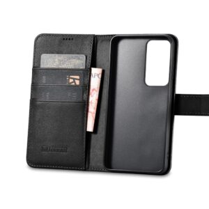 Aizmugurējais vāciņš iCarer  iCarer Wallet Case for Samsung Galaxy S23+ leather case wallet black 