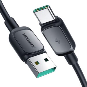 Kabelis Joyroom  Joyroom Multi-Color Series A14 USB-A / USB-C 3A Cable 1.2 m - Black 