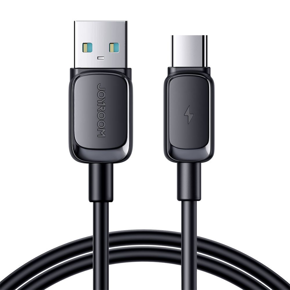 Kabelis Joyroom Joyroom Multi-Color Series A14 USB-A / USB-C 3A Cable 1.2 m - Black