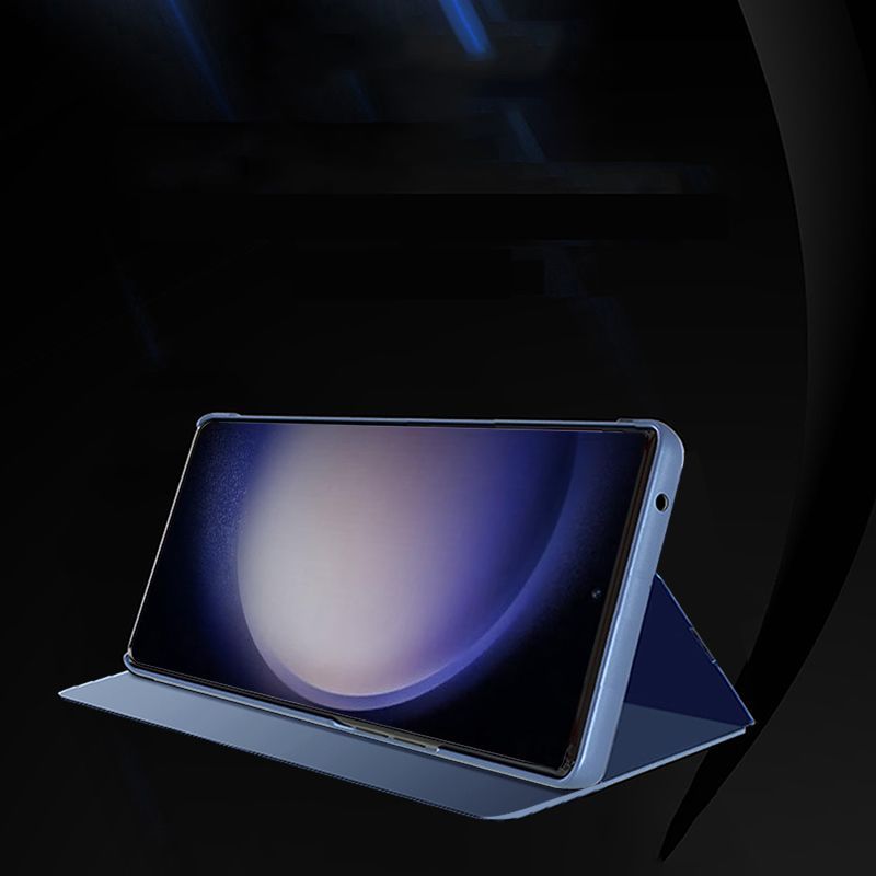 Aizmugurējais vāciņš Hurtel Hard flip case for Samsung Galaxy S23 FE Clear View Case - black