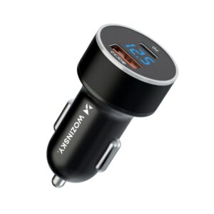 Adapter Wozinsky  Wozinsky WDCCAC USB-C USB-A 36W car charger - black 