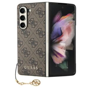 Nugarėlės dėklai Guess  Guess GUHCZFD5GF4GBR F946 Z Fold5 brown/brown hardcase 4G Charms Collection