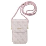 Cits mobilo telefonu aksesuārs Guess  Guess handbag GUOWBP4SNSP - pink 4G Metal Script Logo 