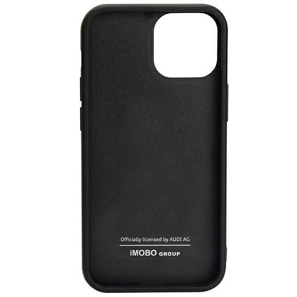 Nugarėlės dėklai Audi Audi Carbon Fiber Stripe iPhone 13 Pro / 13 6.1" black/black hardcase AUS-TPUPCIP13P-R8/D1-BK