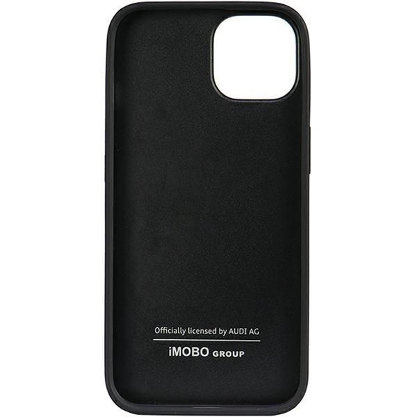 Aizmugurējais vāciņš Audi Audi Genuine Leather iPhone 11 / Xr 6.1" black/black hardcase AU-TPUPCIP11R-Q8/D1-BK
