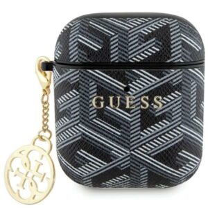 Aizmugurējais vāciņš Guess  Guess GUA2PGCE4CK case for AirPods 1/2 - black GCube Charm