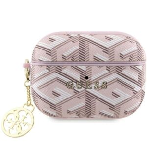 Aizmugurējais vāciņš Guess  Guess GUAP2PGCE4CP case for AirPods Pro 2 cover - pink GCube Charm