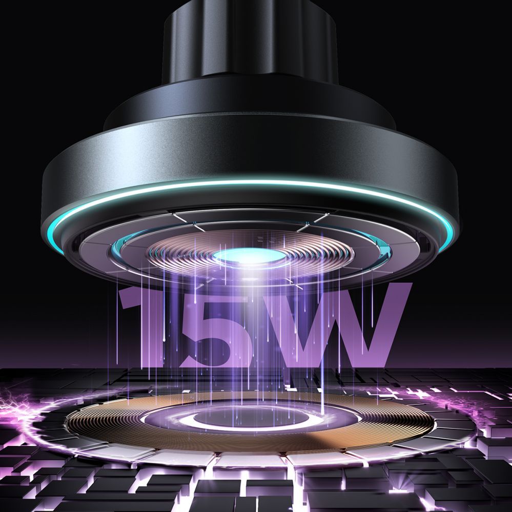 Kaabel Joyroom Joyroom magnetic car holder 15W wireless charger for air vent black (JR-ZS240 Pro)