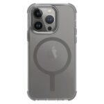 Back panel cover UNIQ  Uniq Combat Magclick Charging case for iPhone 15 Pro - gray 