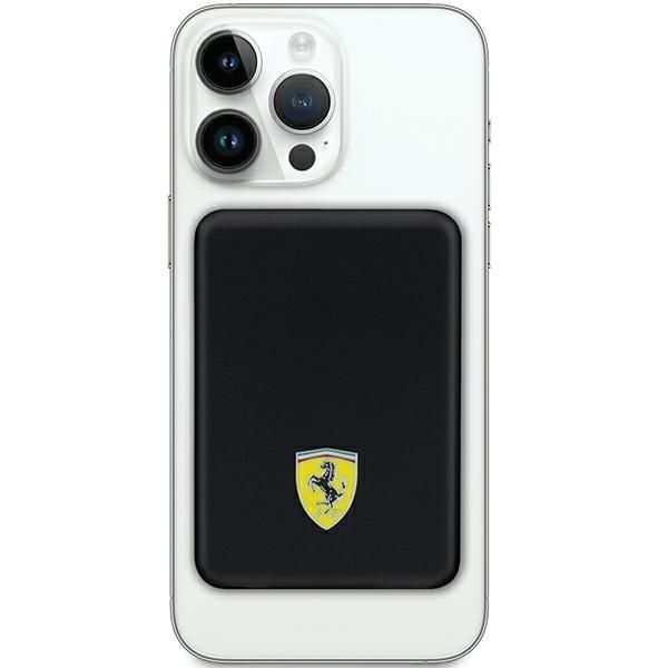 Muu telefoni lisavarustus Ferrari Powerbank Ferrari Metal Logo MagSafe 15W 5000mAh - black