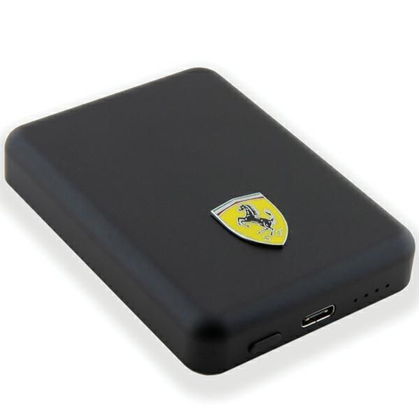 Muu telefoni lisavarustus Ferrari Powerbank Ferrari Metal Logo MagSafe 15W 5000mAh - black