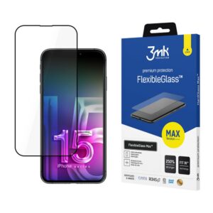 Kaitseklaasid 3MK  Apple iPhone 15 Plus - 3mk FlexibleGlass Max 