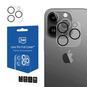 Kaitseklaasid 3MK  Apple iPhone 14 Pro/14 Pro Max - 3mk Lens Pro Full Cover 