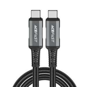 Cable Acefast  Acefast C1-09 USB-C / USB-C USB4 PD3.1 cable 5A 1m - gray-black 